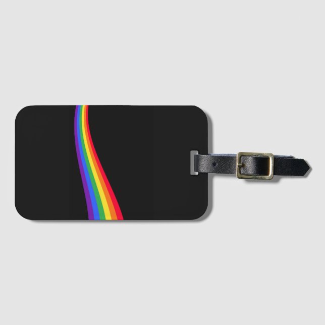 Rainbow Luggage Tag (Front Horizontal)