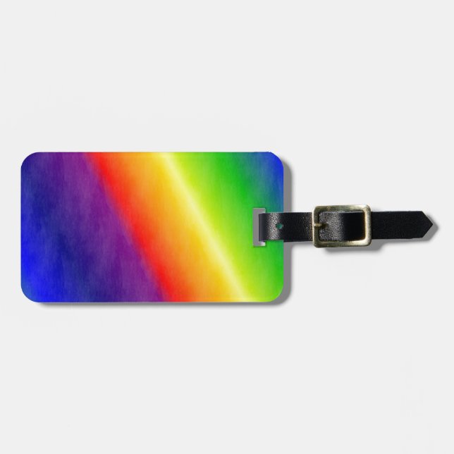 Rainbow Luggage Tag (Front Horizontal)