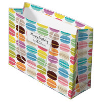 Rainbow Macarons Pattern Personalised