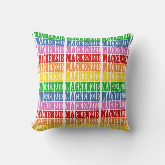 Rainbow Mackenzie Cushion (Front)