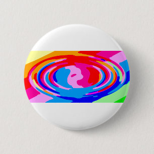 Rainbow magic 6 cm round badge