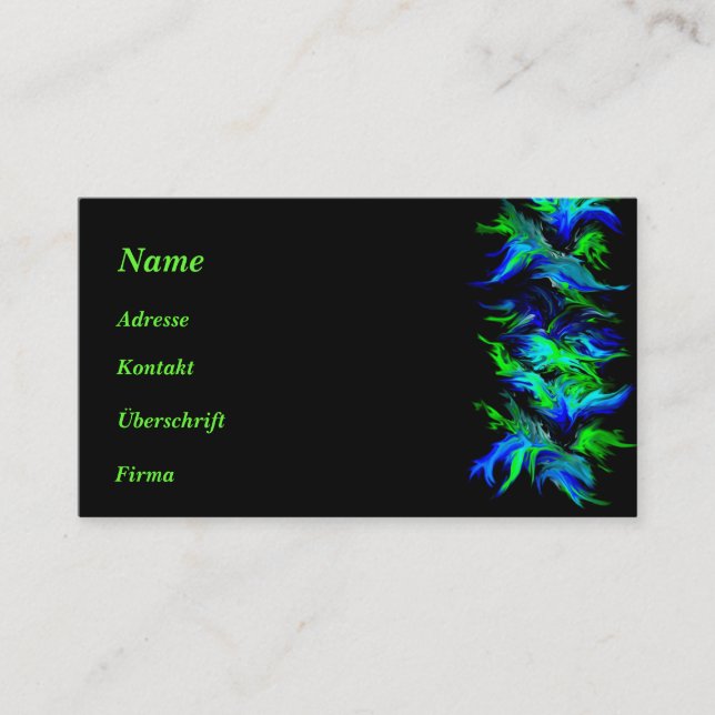 Rainbow Magic Business Card (Front)