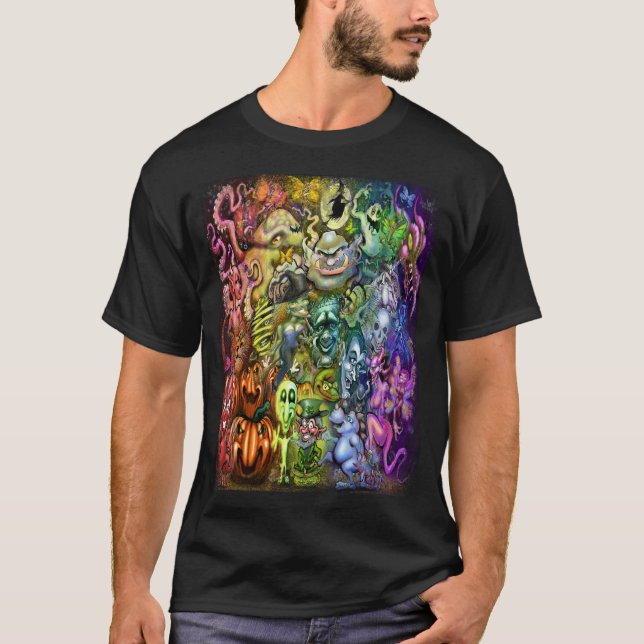 Rainbow Magical Creatures T-Shirt (Front)
