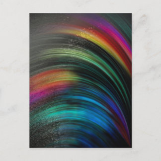 rainbow magically united postcard