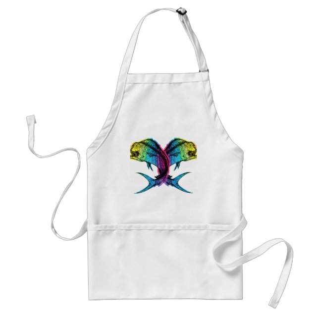 Rainbow Mahi Mahi Standard Apron (Front)