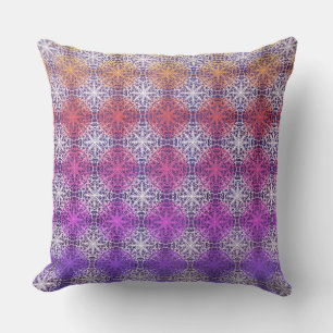 Rainbow Mandella Polka Dots Cushion