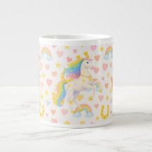 Rainbow Mane Horses Coffee Mug — Cooper & Cody