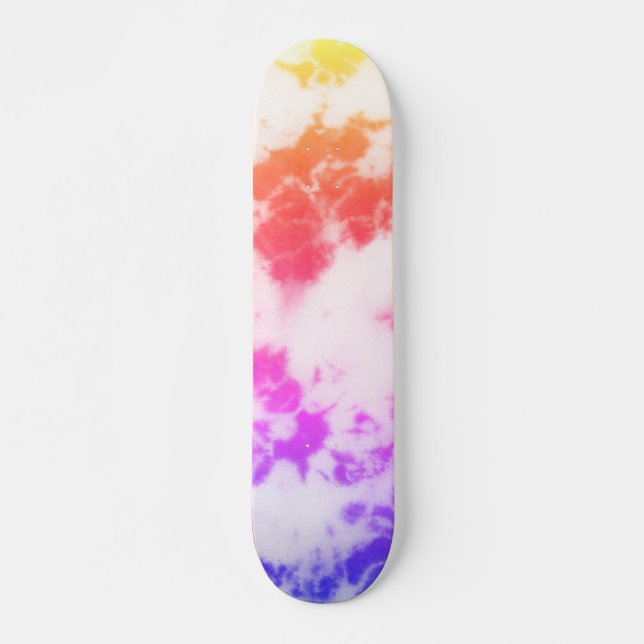 Rainbow Marble Skateboard (Front)