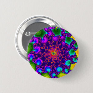 Rainbow Marigold 6 Cm Round Badge