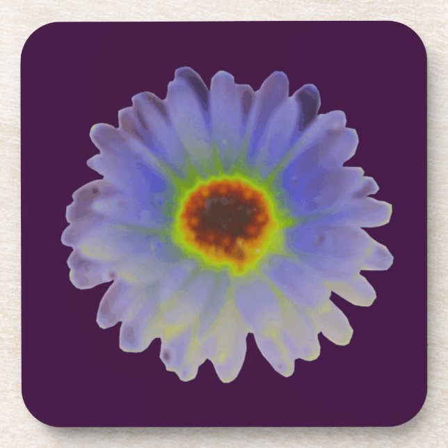 Rainbow Marigold Cork Coaster (Front)