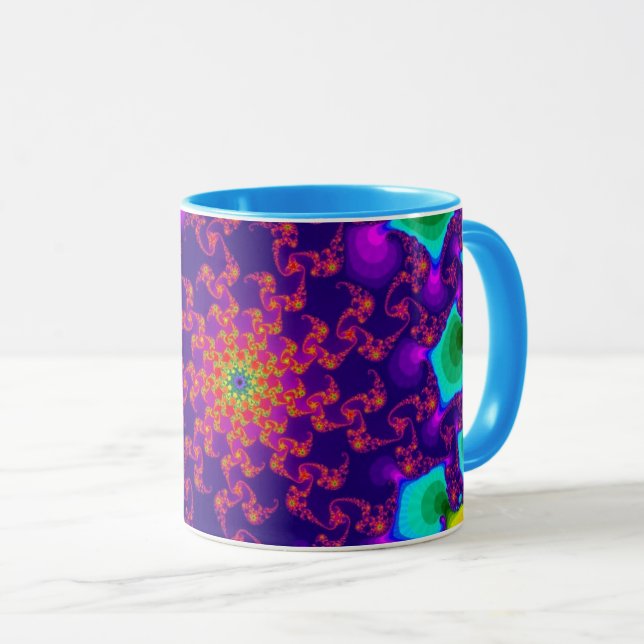 Rainbow Marigold Mug (Front Right)