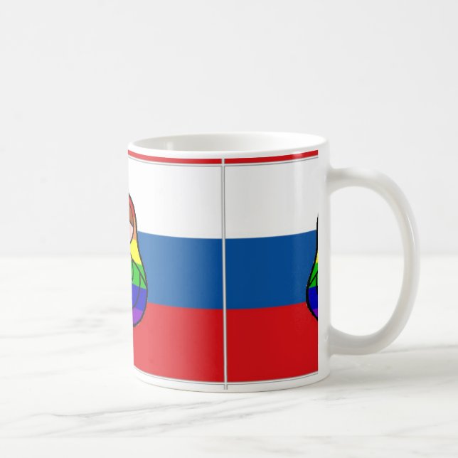 Rainbow Matryoshka Flag mug (Right)