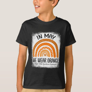 Rainbow May We Wear Orange Prader Willi Syndrome A T-Shirt