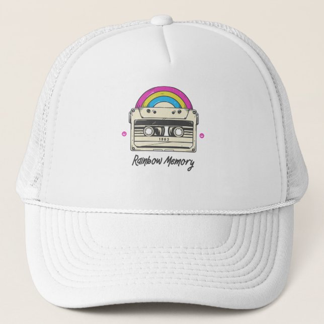 Rainbow Memory Trucker Hat (Front)