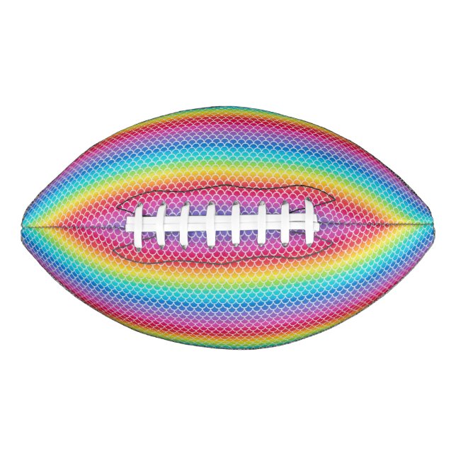Rainbow mermaid Football (Front)