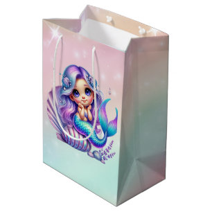 Rainbow Mermaid Medium Gift Bag
