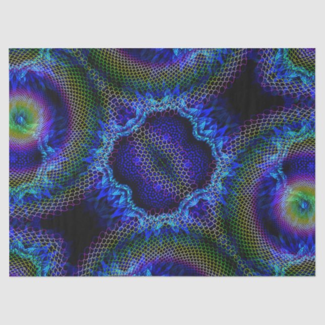 rainbow mesh tissue paper (Front)