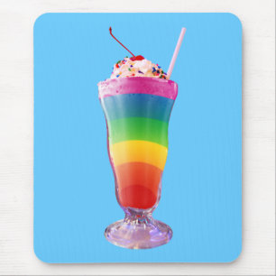 Rainbow Milkshake Mouse Pad
