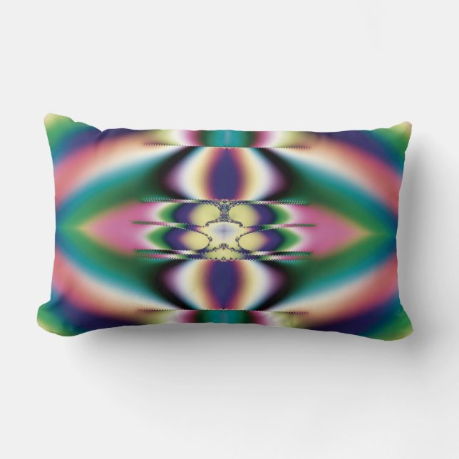 Rainbow Mirrors Lumbar Cushion (Front)