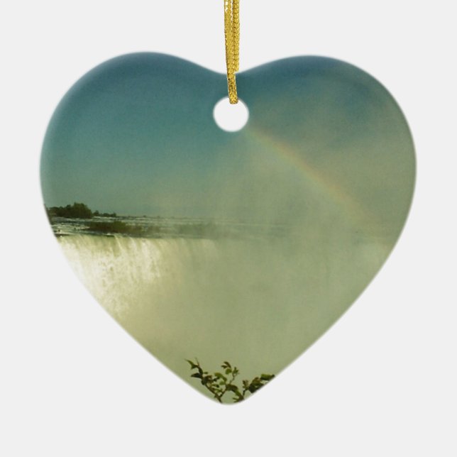 Rainbow Mist Ceramic Tree Decoration (Front)