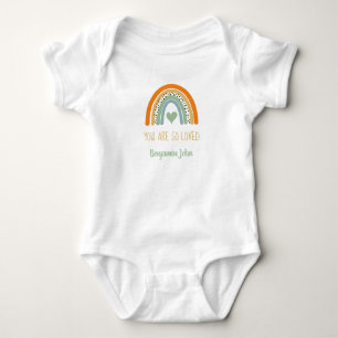 Rainbow Modern Baby Boy Bodysuit