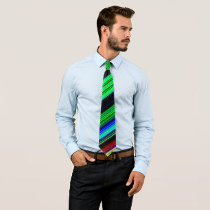 Rainbow Modern neck tie