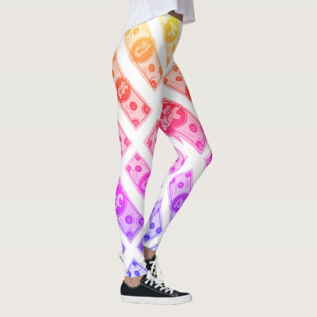 rainbow money leggings (Right)