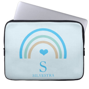 Rainbow  Monogram Laptop Sleeve