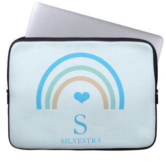 Rainbow  Monogram Laptop Sleeve