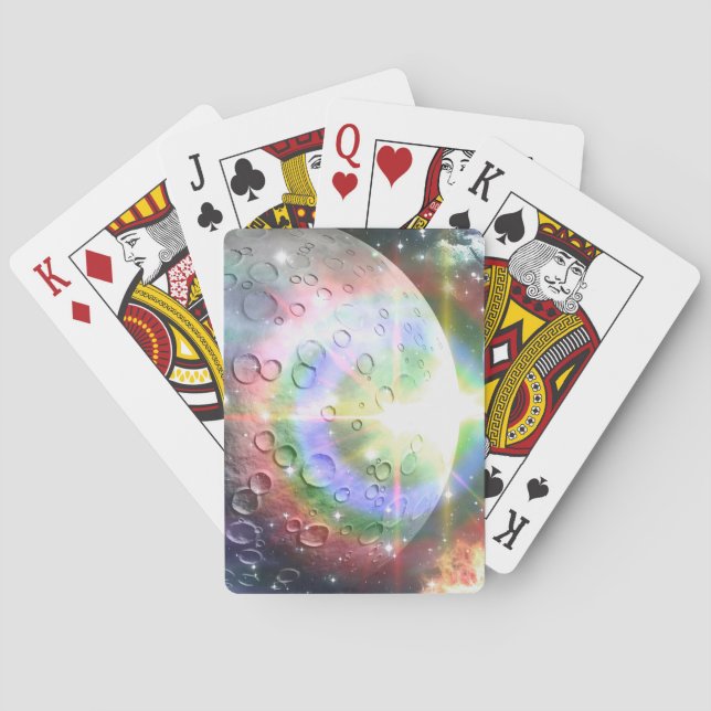 rainbow moon playing cards (Back)