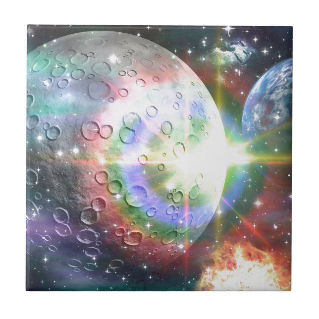 rainbow moon tile (Front)