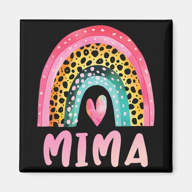Rainbow Mother#39; #39;s Day Love Cute Funny  Magnet (Front)