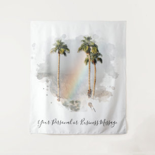 *~* Rainbow Mountain EXOTIC TROPICAL Palm AR11  Tapestry