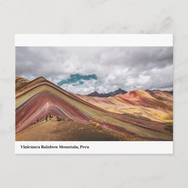 Rainbow Mountain Holiday Postcard (Front)
