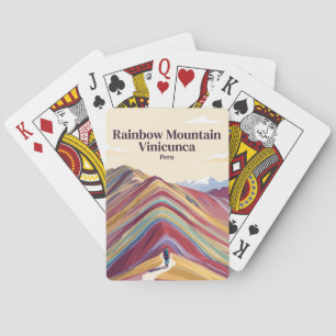 Rainbow Mountain Vinicunca Peru Playing Cards