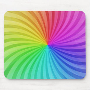 Rainbow mouse pad. pad