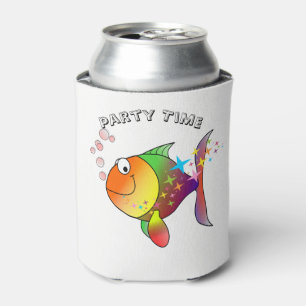 Rainbow multi colour pacific ocean tuna can cooler
