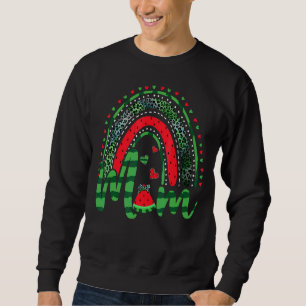 Rainbow Mum Watermelon Summer Fruit Mother's Day Sweatshirt