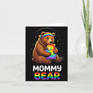 Rainbow mummy bear pregnancy announcement gay