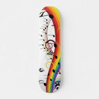 Rainbow Music Board Skateboard