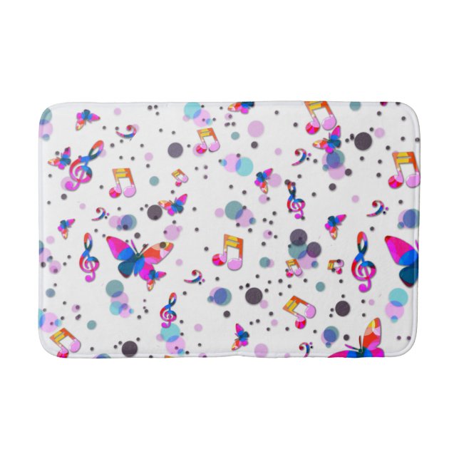 Rainbow Music Dancing Bath Mat (Front)