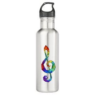 Rainbow Musical Key 710 Ml Water Bottle