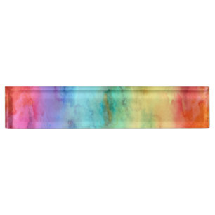 Rainbow Nameplate