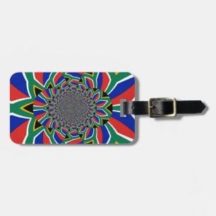 Rainbow Nation: Vibrant South Africa Art Print Luggage Tag