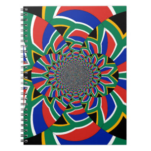 Rainbow Nation: Vibrant South Africa Art Print Notebook