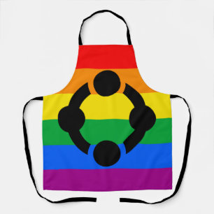 Rainbow Niche Pride Flag Apron