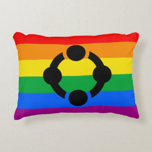 Rainbow Niche Pride Flag Decorative Cushion