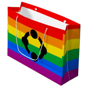 Rainbow Niche Pride Flag Large Gift Bag