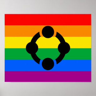 Rainbow Niche Pride Flag Poster
