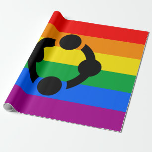 Rainbow Niche Pride Flag Wrapping Paper
